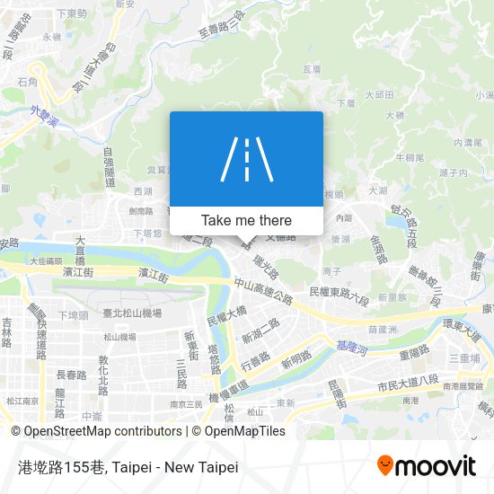 港墘路155巷地圖