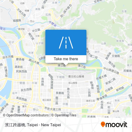 濱江跨越橋 map