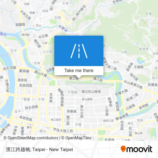 濱江跨越橋 map