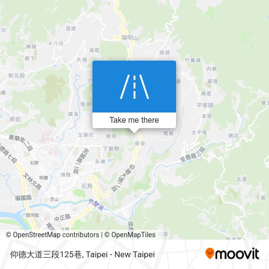 仰德大道三段125巷地圖