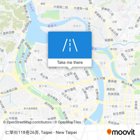 仁華街118巷26弄地圖