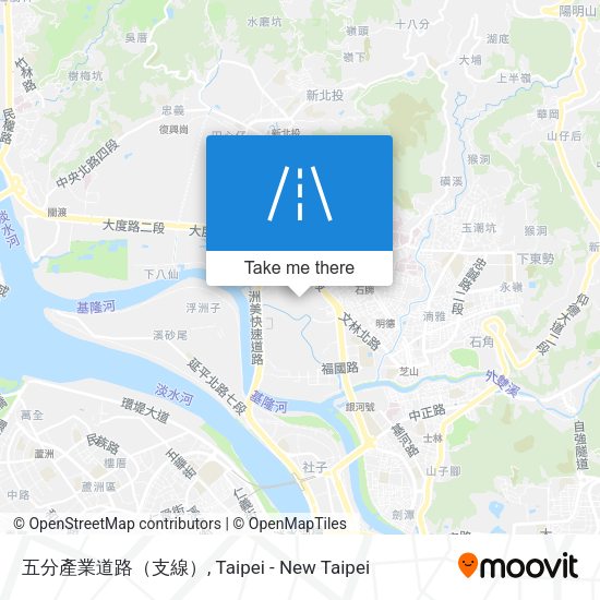 五分產業道路（支線）地圖