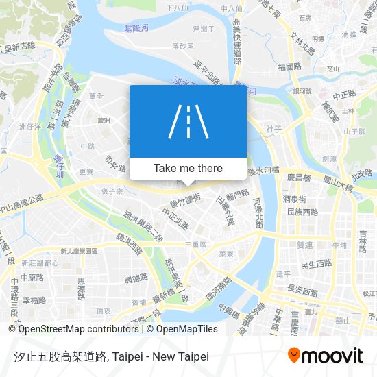 汐止五股高架道路 map