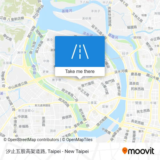 汐止五股高架道路 map