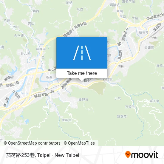 茄苳路253巷 map
