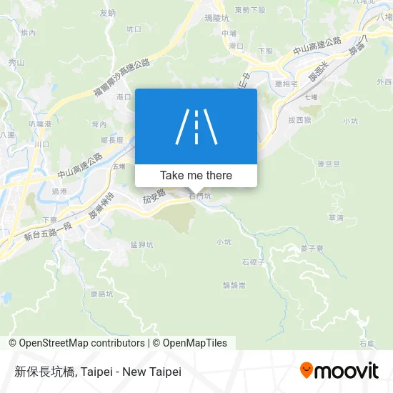 新保長坑橋 map