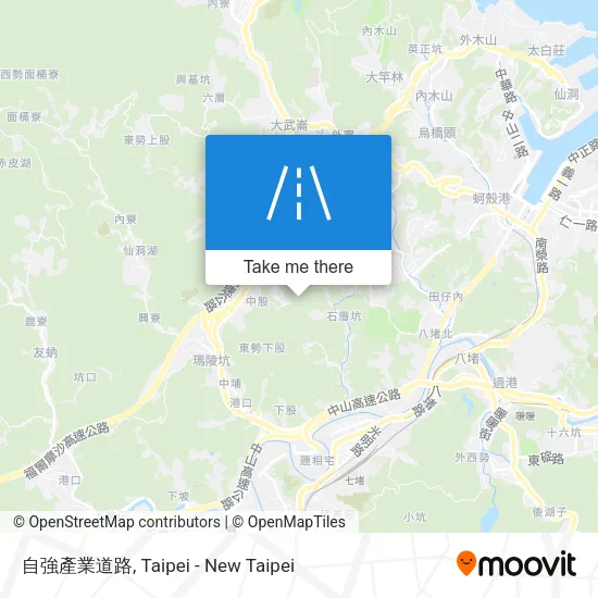 自強產業道路 map