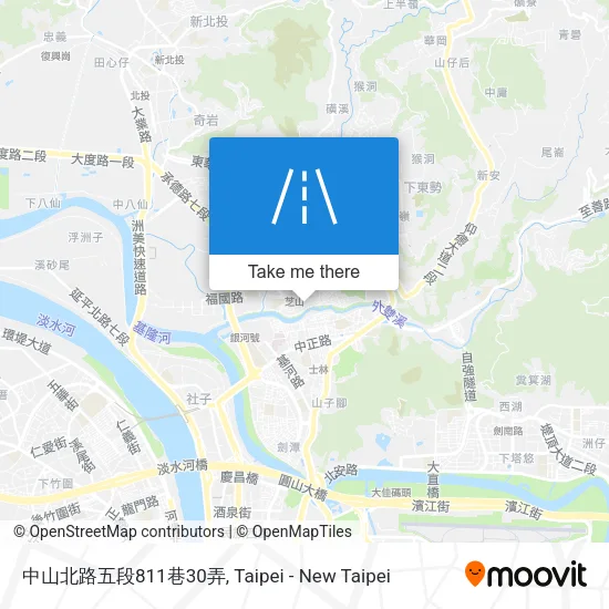 中山北路五段811巷30弄地圖