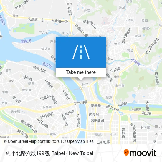 延平北路六段199巷地圖