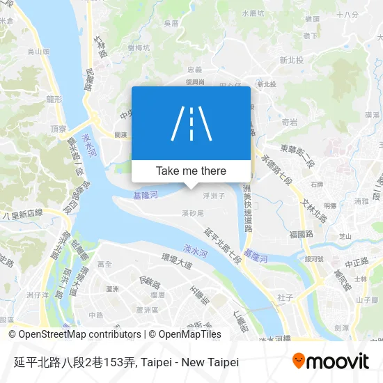 延平北路八段2巷153弄地圖