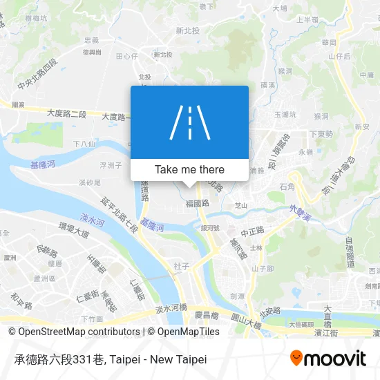 承德路六段331巷地圖