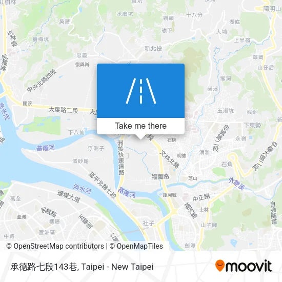 承德路七段143巷地圖