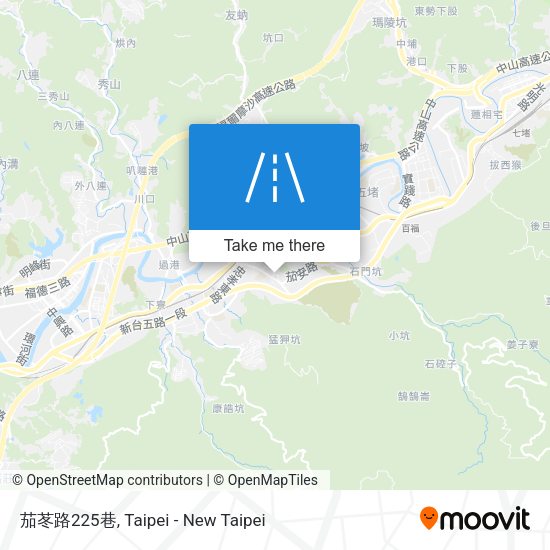 茄苳路225巷 map