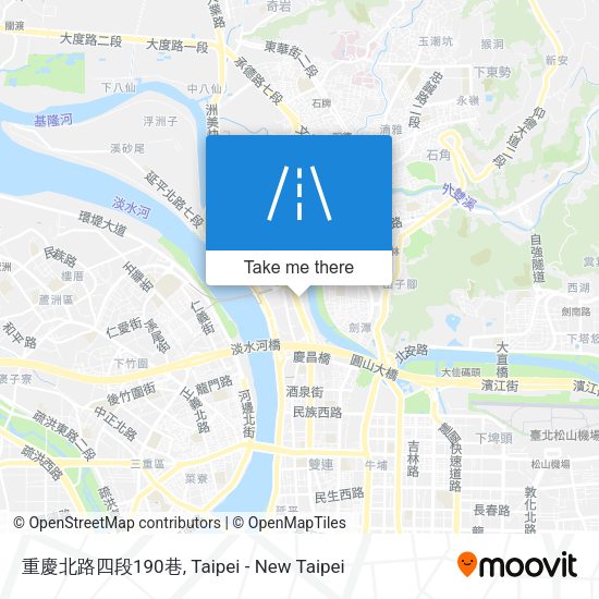 重慶北路四段190巷地圖