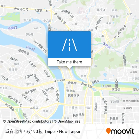 重慶北路四段190巷 map
