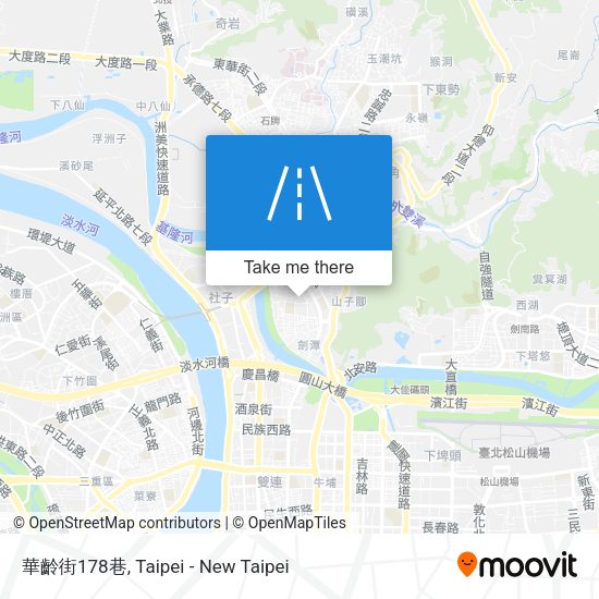 華齡街178巷 map