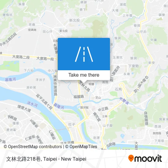 文林北路218巷地圖