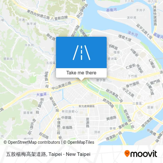 五股楊梅高架道路 map