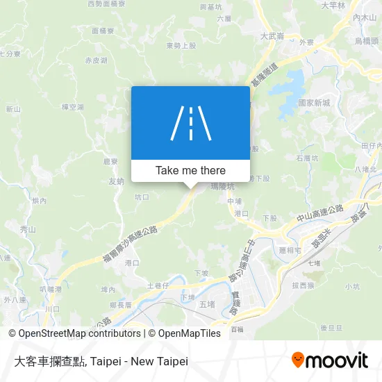 大客車攔查點 map