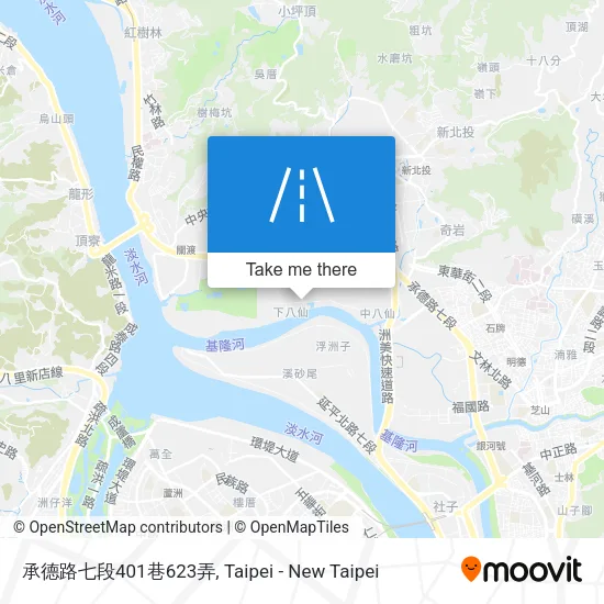 承德路七段401巷623弄 map