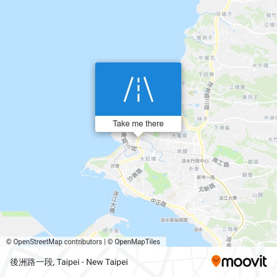 後洲路一段地圖