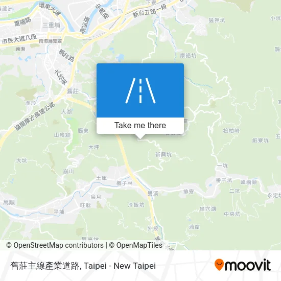 舊莊主線產業道路 map