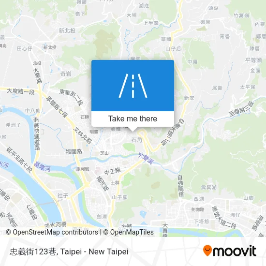 忠義街123巷地圖