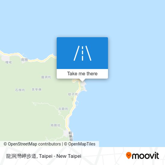 龍洞灣岬步道 map