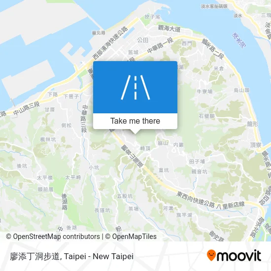 廖添丁洞步道 map