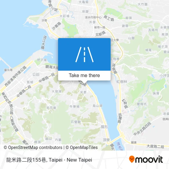 龍米路二段155巷地圖