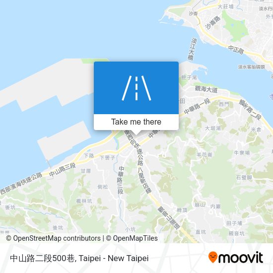 中山路二段500巷地圖