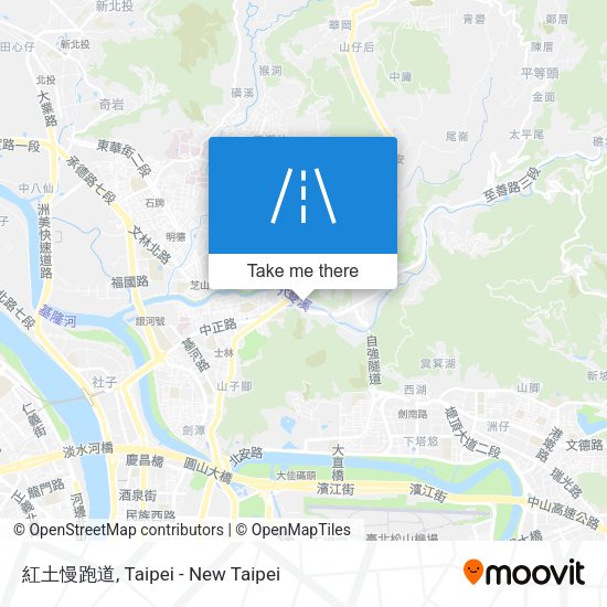 紅土慢跑道 map