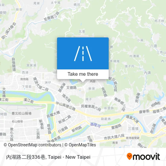 內湖路二段336巷地圖