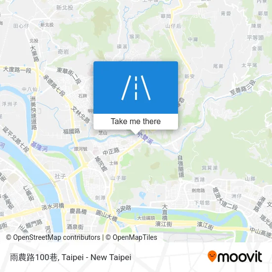 雨農路100巷地圖