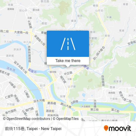 前街115巷地圖