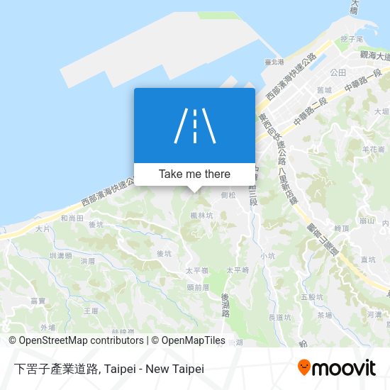 下罟子產業道路 map