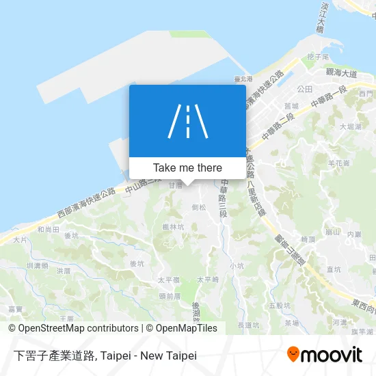 下罟子產業道路 map