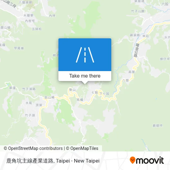 鹿角坑主線產業道路 map