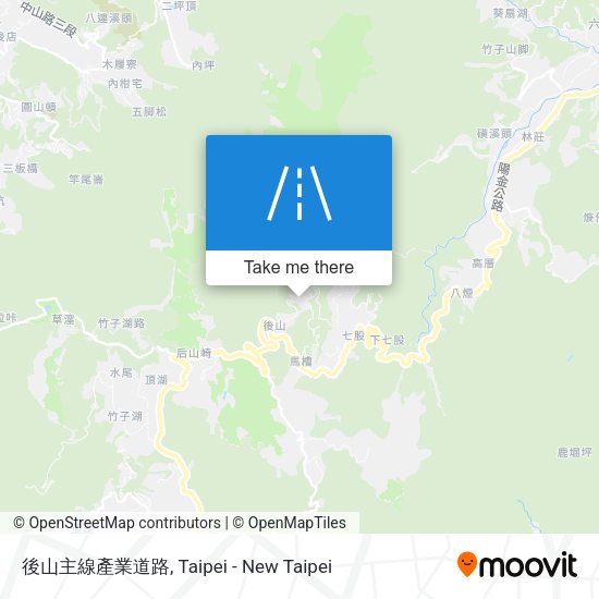 後山主線產業道路地圖