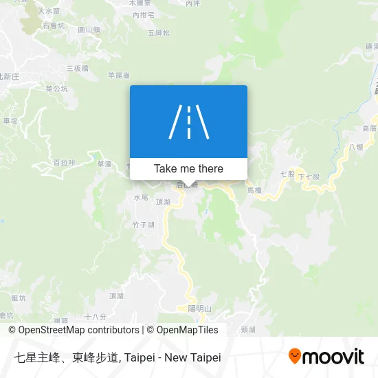 七星主峰、東峰步道 map