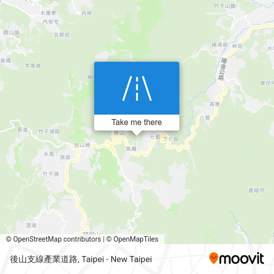 後山支線產業道路地圖