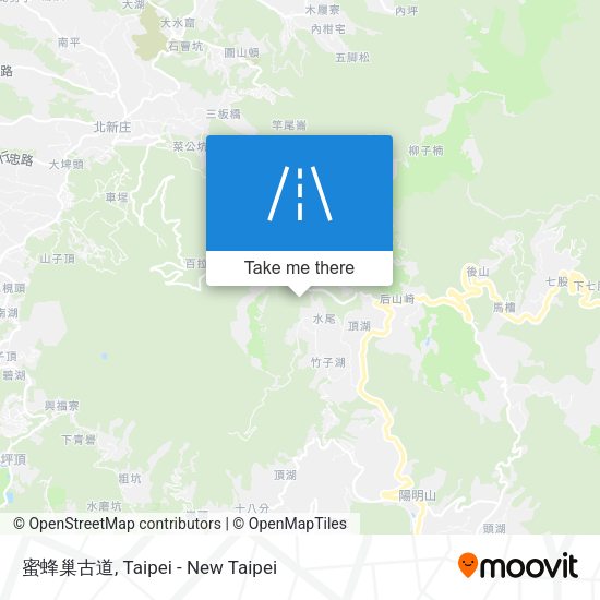 蜜蜂巢古道地圖