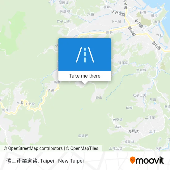 礦山產業道路 map