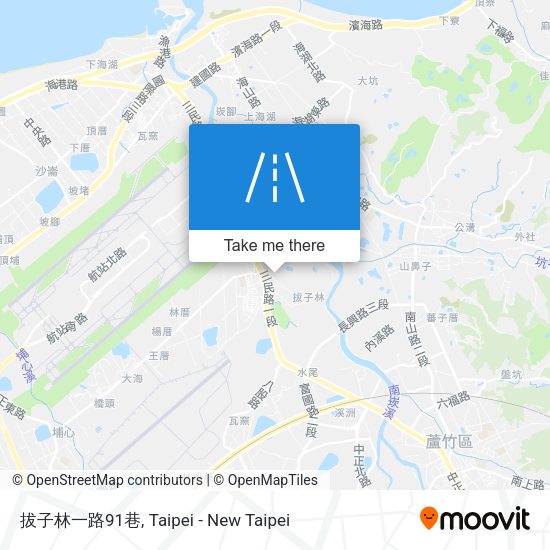 拔子林一路91巷地圖