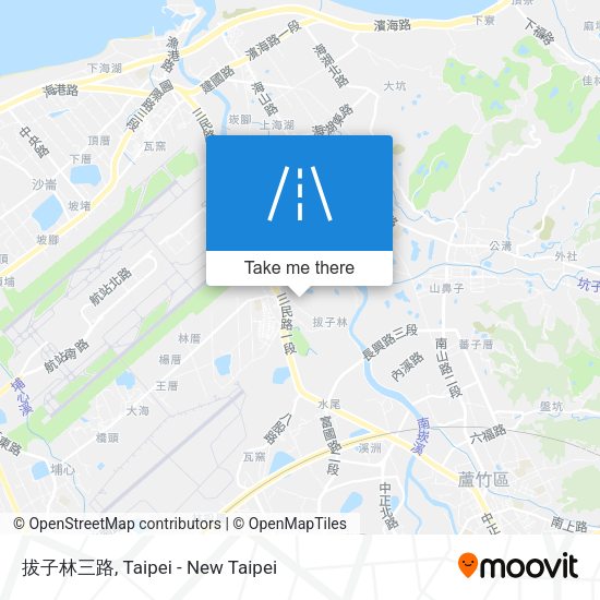 拔子林三路 map