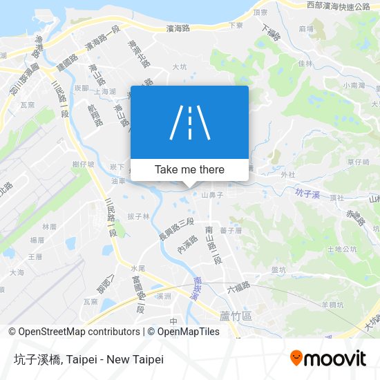 坑子溪橋地圖