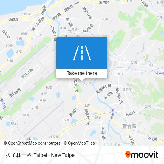 拔子林一路 map
