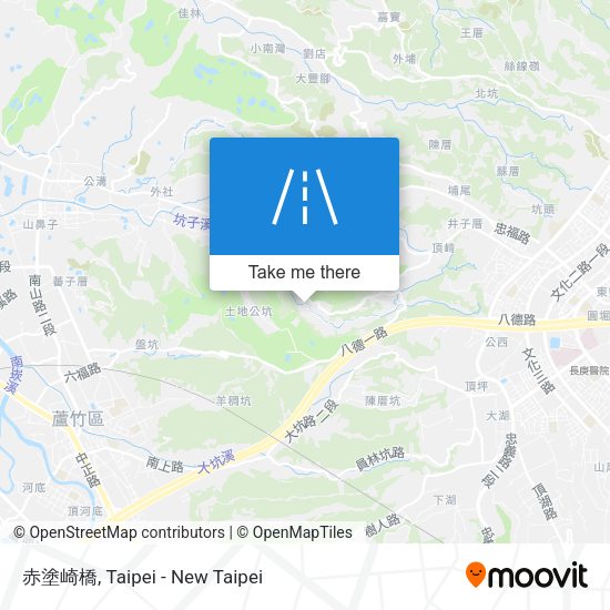 赤塗崎橋地圖