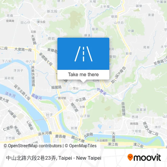 中山北路六段2巷23弄地圖