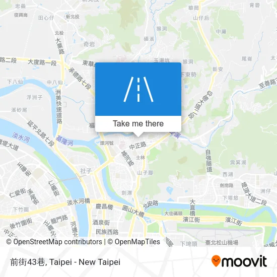 前街43巷地圖